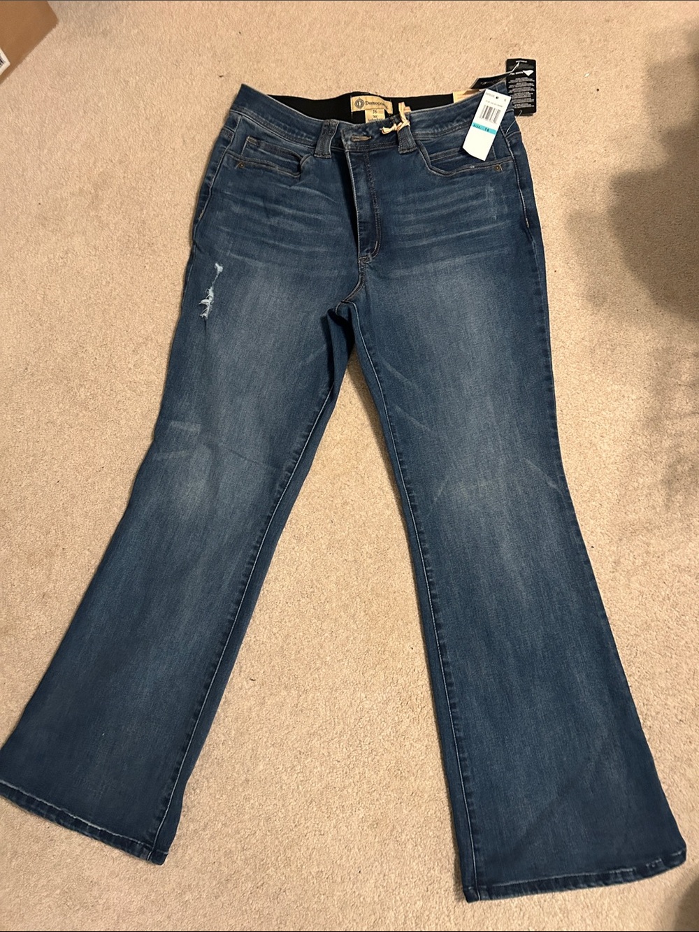 Democracy Dark Blue Flare Jeans